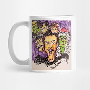 Faces of Jim Carrey Mug